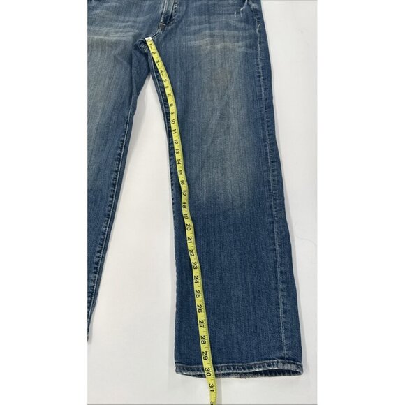 Lucky Brand Jeans 34x30 Blue Denim 361 Vintage Grunge Skater Stretch Distress - Picture 9 of 13